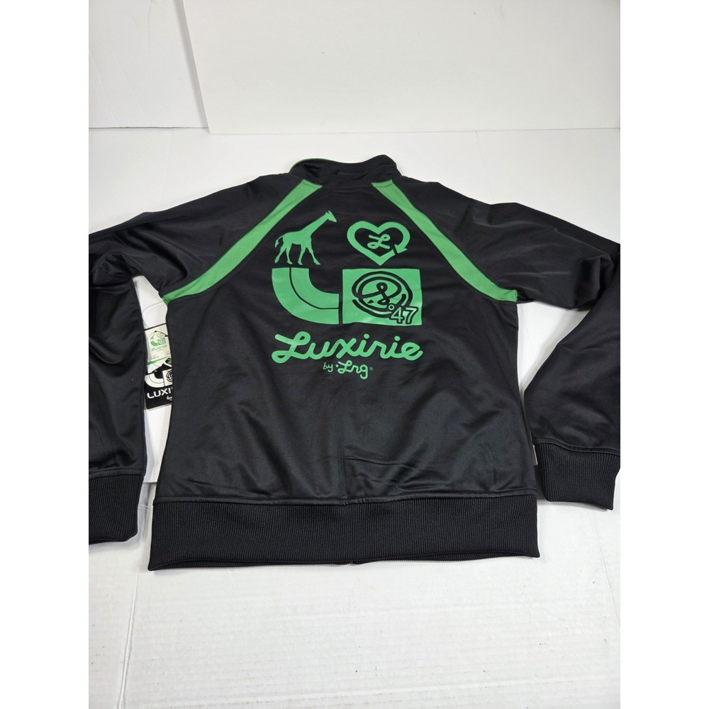 VTG Y2k Luxirie By Lrg Track Jacket Women Sz M Full Zip STREETWEAR